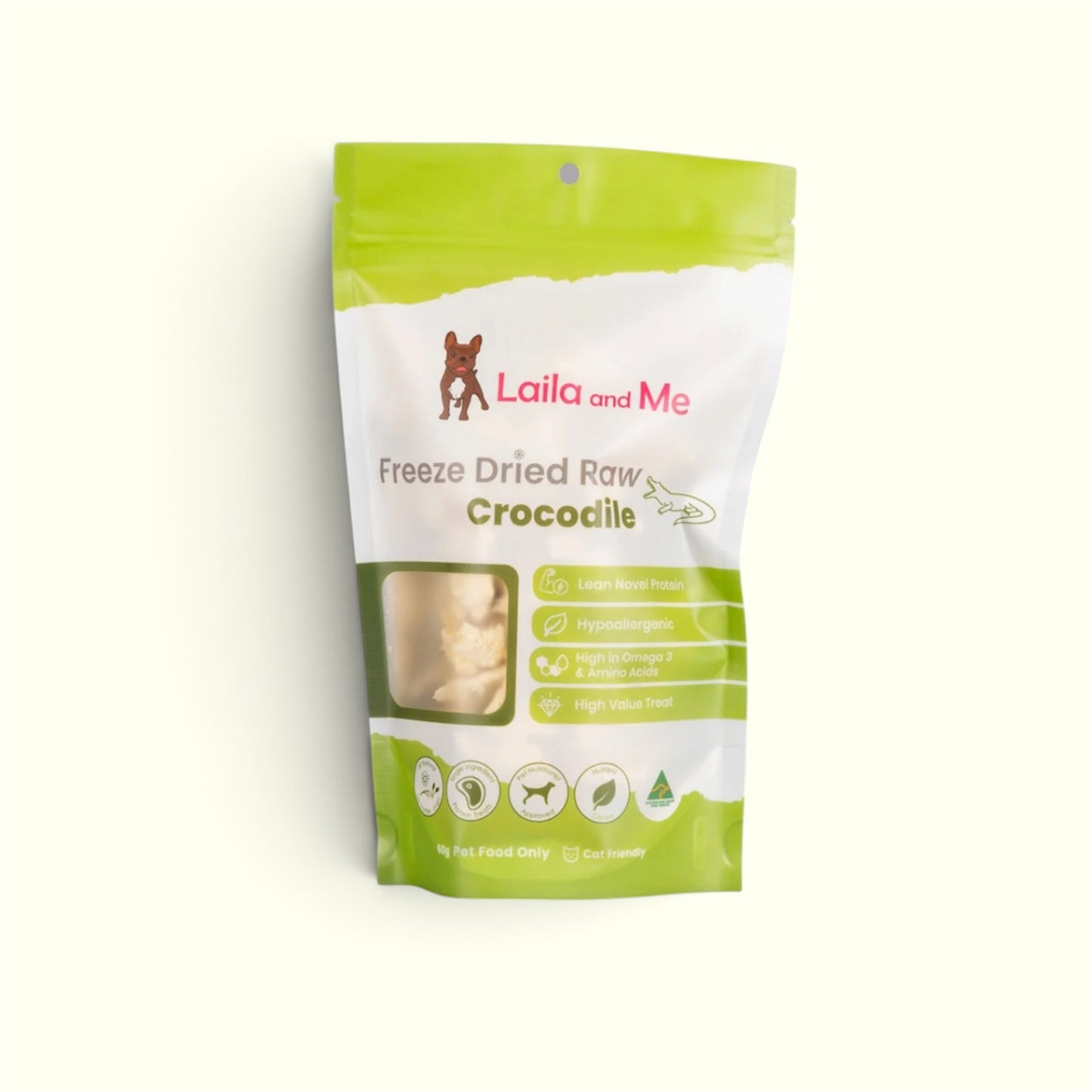 Laila and Me Freeze Dried Crocodile (60g)