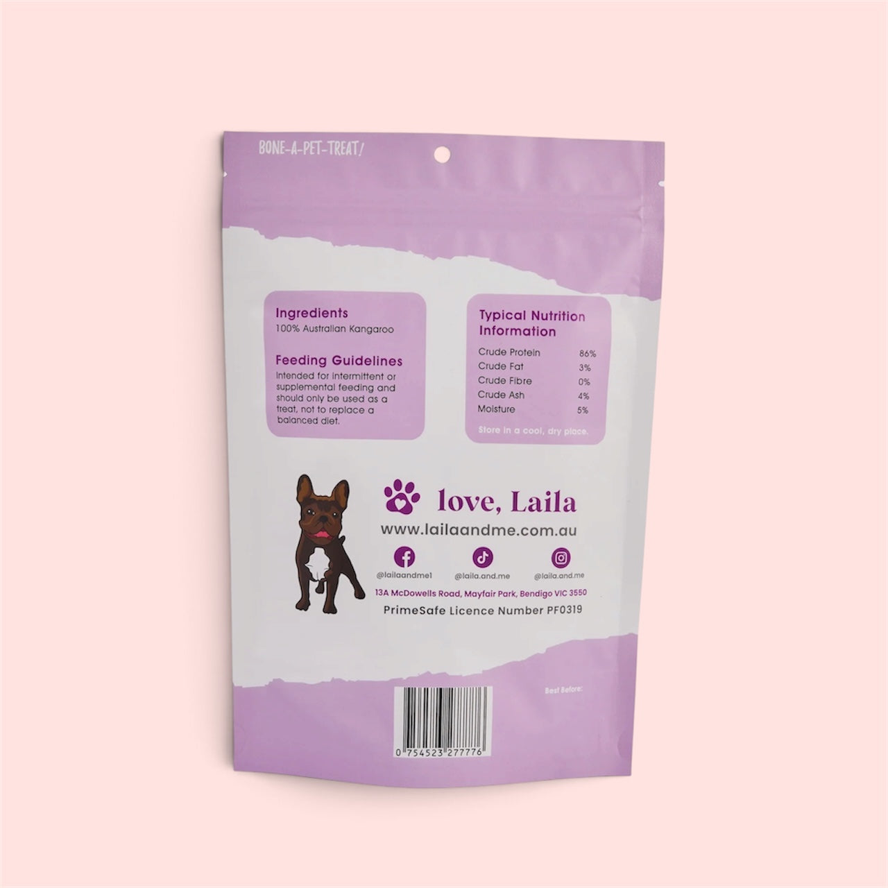 Laila and Me Freeze Dried Kangaroo (60g)
